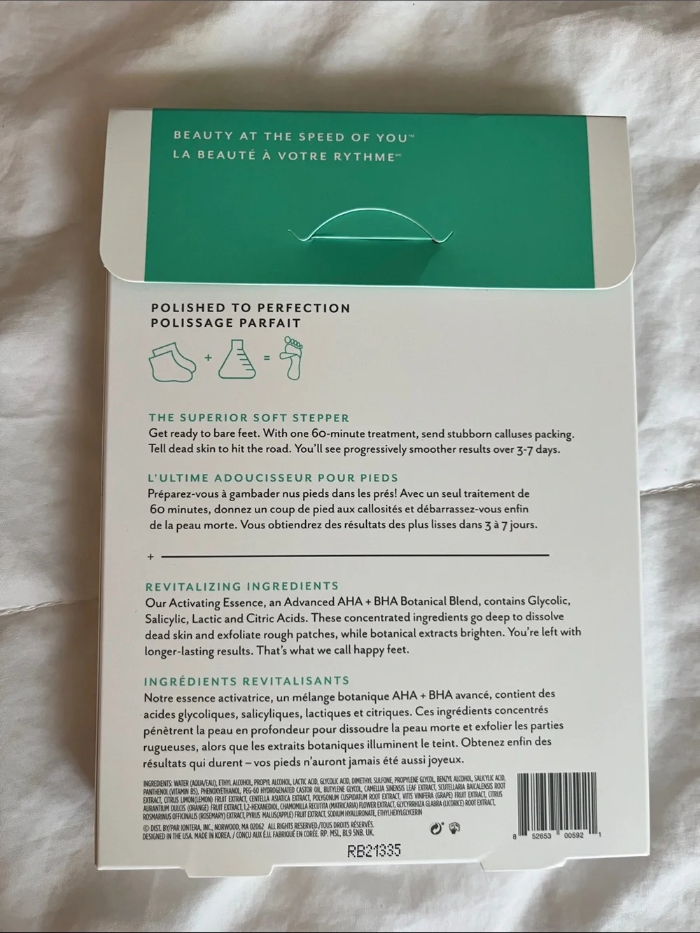 Patchology Poshpeel Pedi Cure & Warm Up Perfect Ten Hand & Cuticle Mask Set